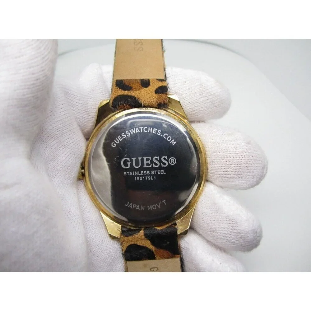 Women's Guess Water Resistant Analog 47mm Crystals Dial Watch (D442)
